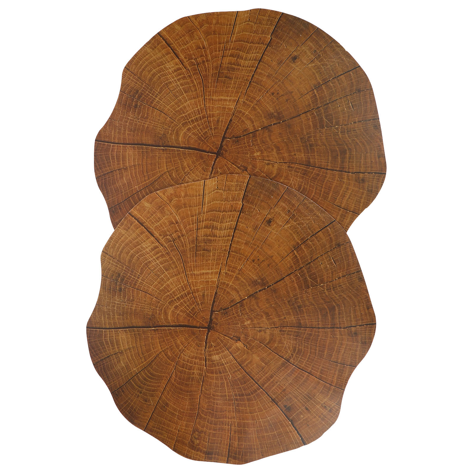 Food Prep Mat - 2Pcs Wooden Cork Placemats Premium Quality