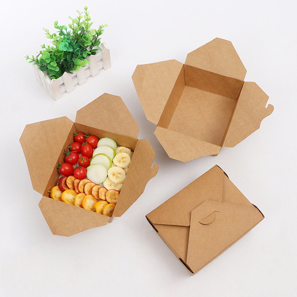 Meal Prep For A Day - 20Pcs Kraft Paper Disposable Meal Prep