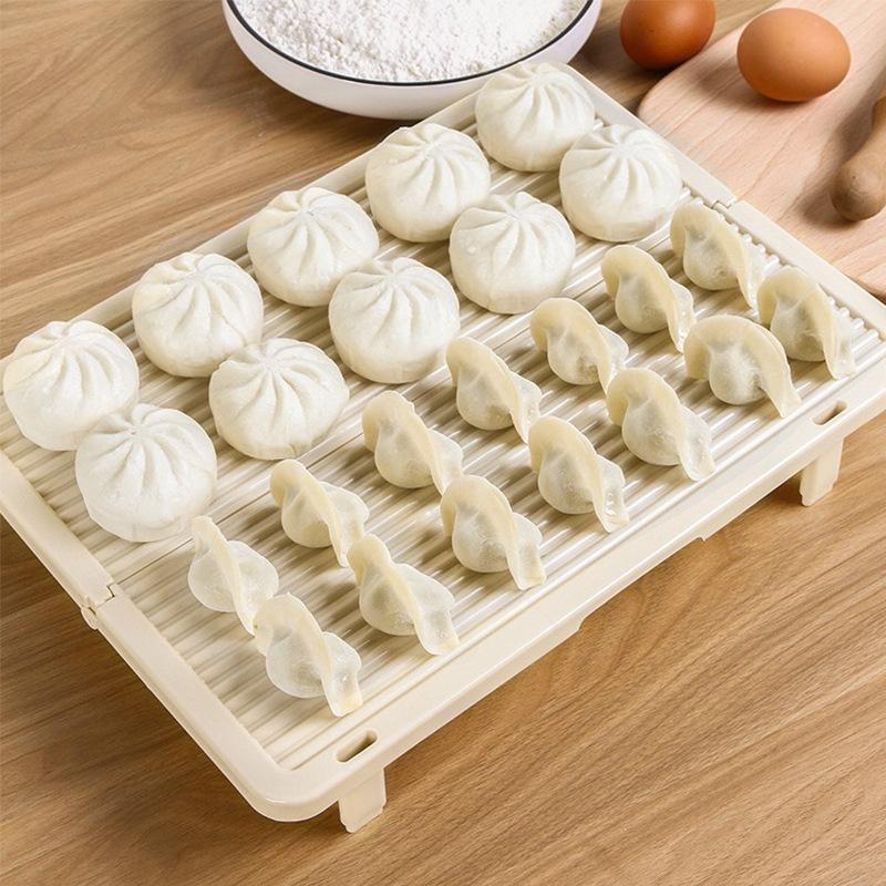 Food Prep Mat - Foldable Dumpling Drying Tray Dumpling Mat