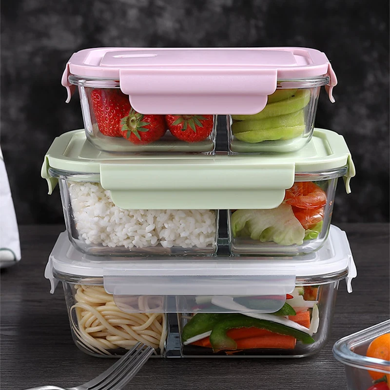 Glass Lunch Box Sealed Fresh-K - Meal Prep Kits 评论和价格