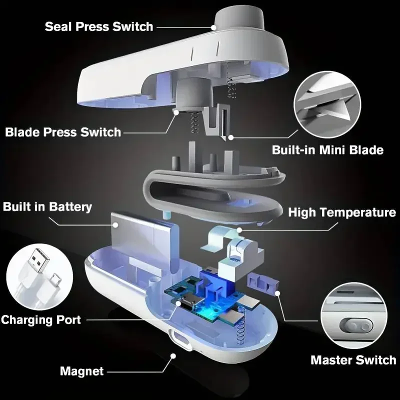 Handheld Bag Sealers USB-C Rec - Meal Prep Vacuum Seal 评论和价格