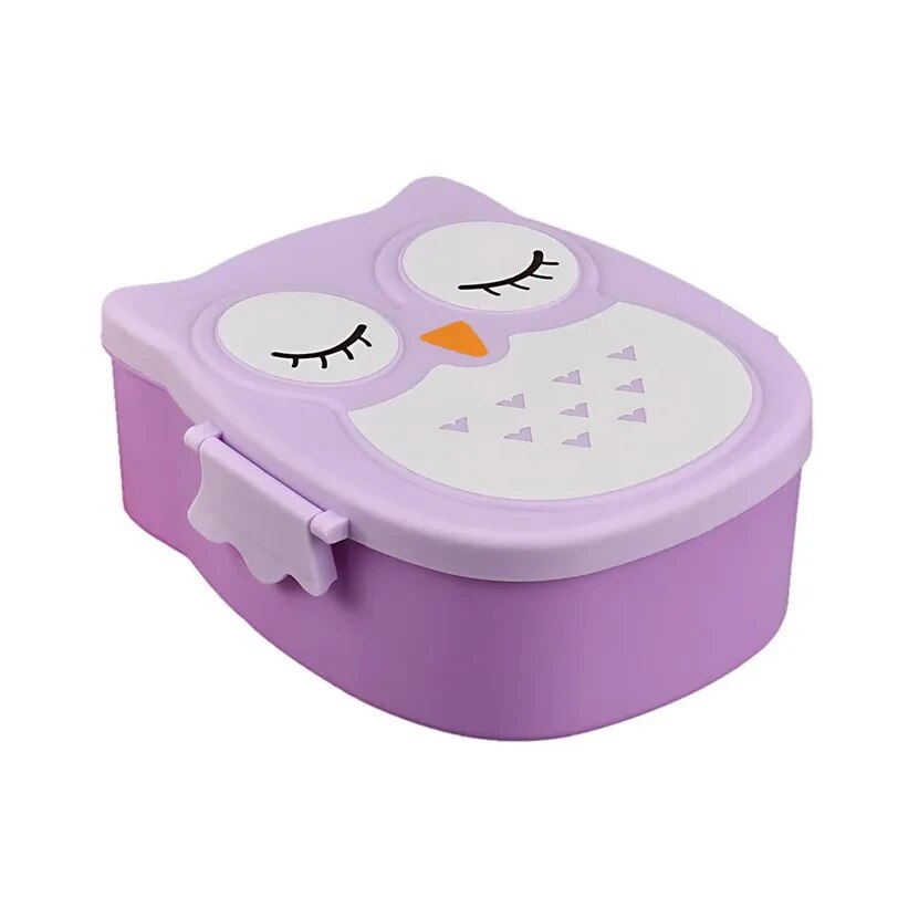 1Pc Owl Shaped Lunch Box With  - Meal Prep Kits 评论和价格