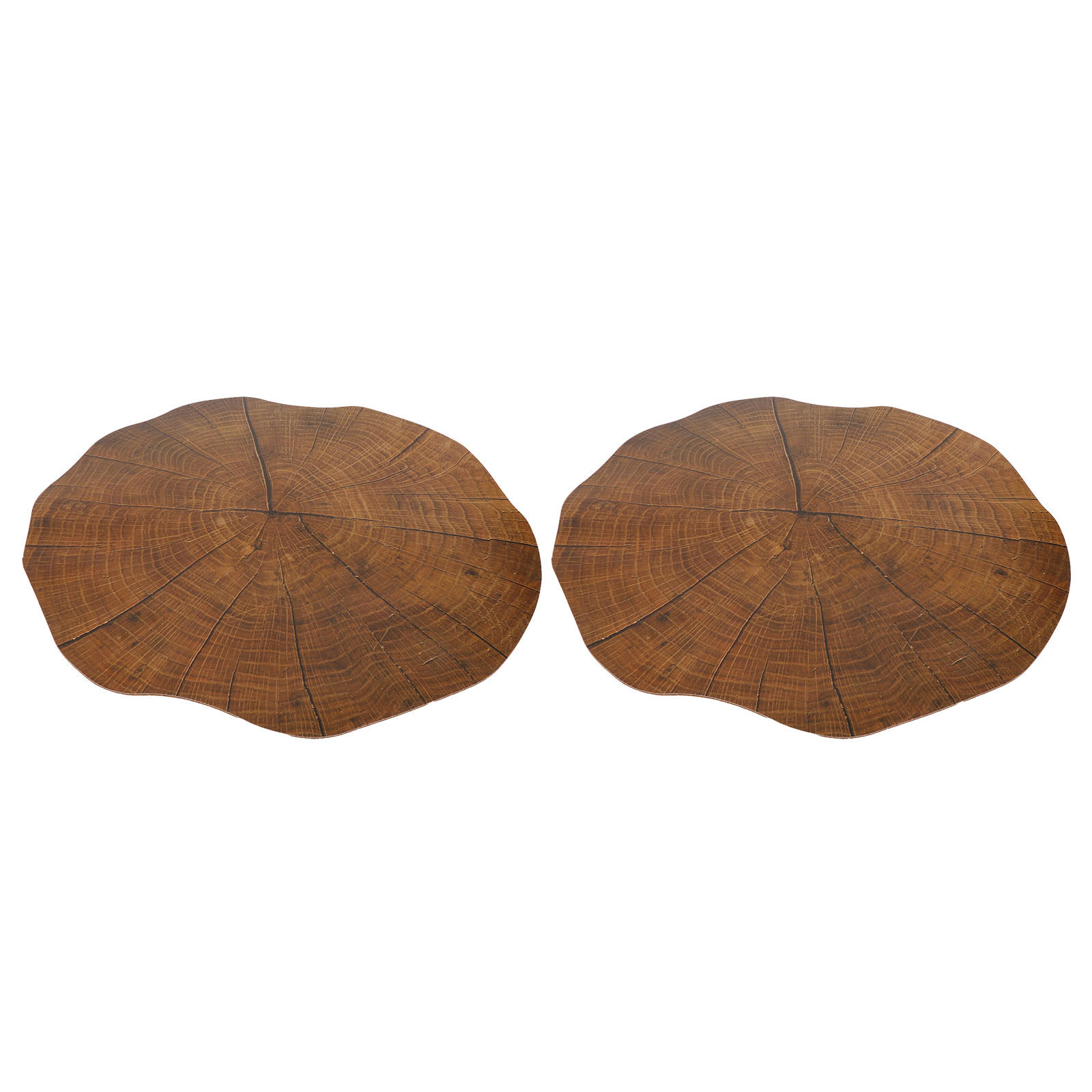 2Pcs Wooden Cork Placemats Pre - Food Prep Mat 评论和价格