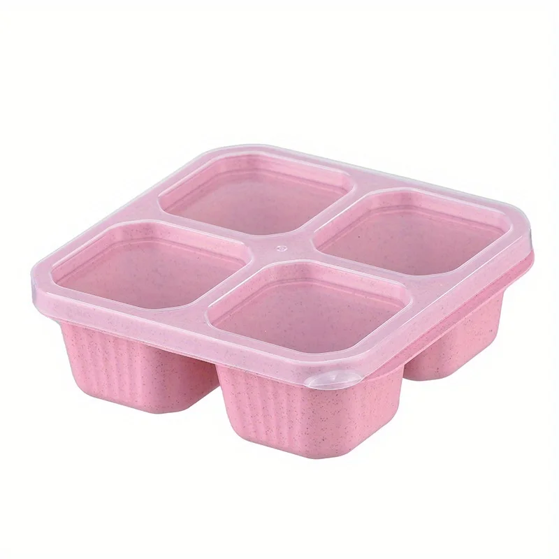 Snack Box with Four Transparen - Meal Prep Kits 评论和价格
