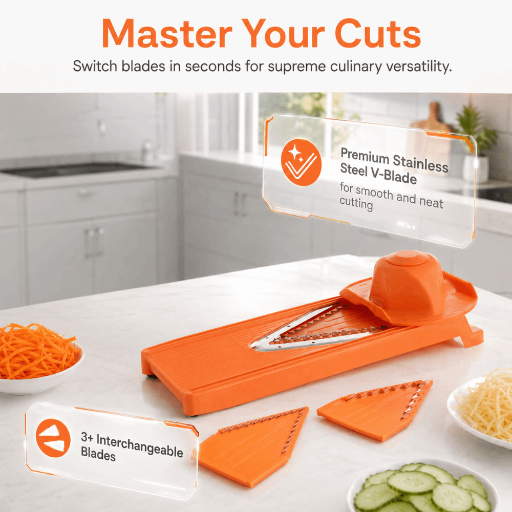 ABS Mandoline Cutter Orange St - Mandoline Slicer Guard 评论和价格