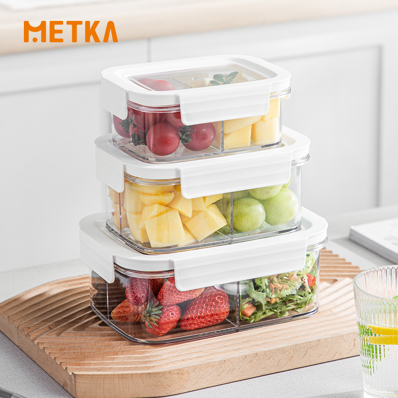 Salad Lunch Box Portable Visib - Meal Prep Kits 评论和价格