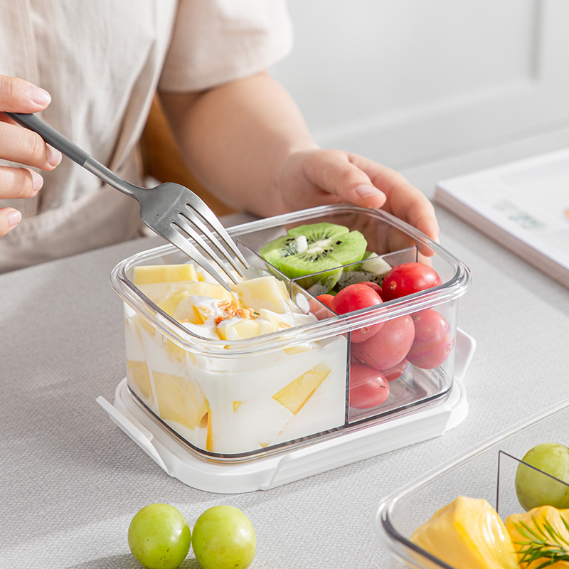 Salad Lunch Box Portable Visib - Meal Prep Kits 评论和价格