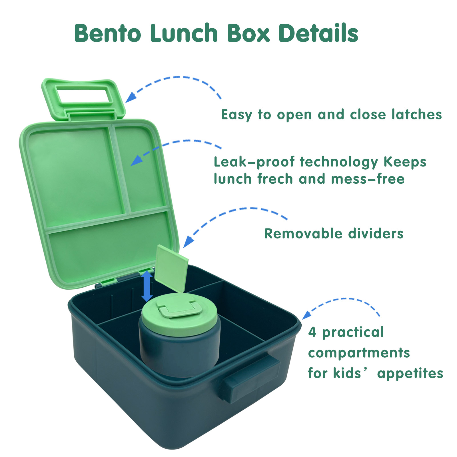 1 Set Bento Lunch Box for Kids - Meal Prep Kits 评论和价格