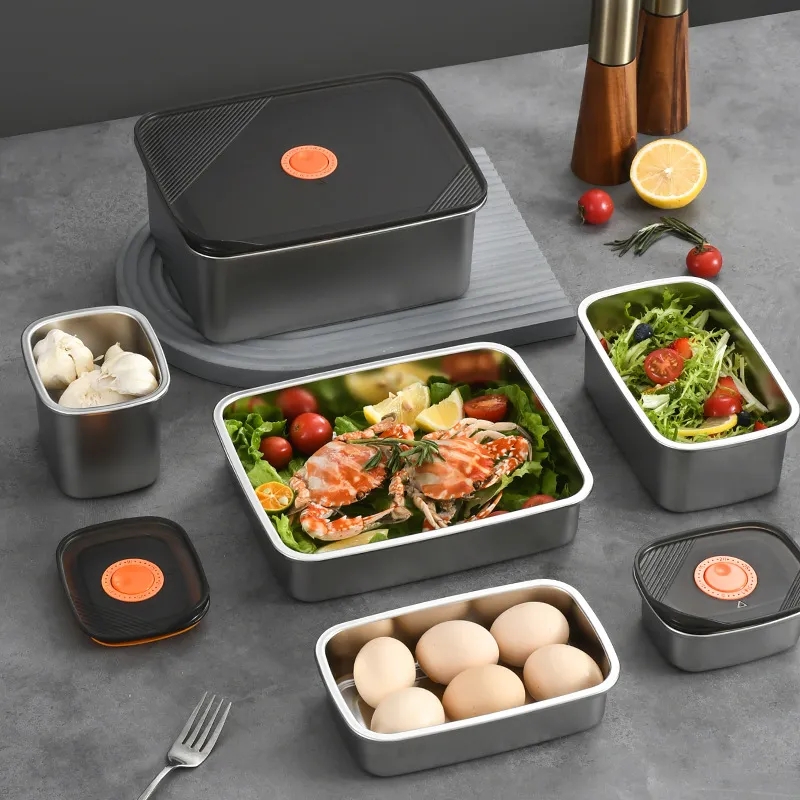 1PC 304 Stainless Steel Crispe - Meal Prep Kits 评论和价格