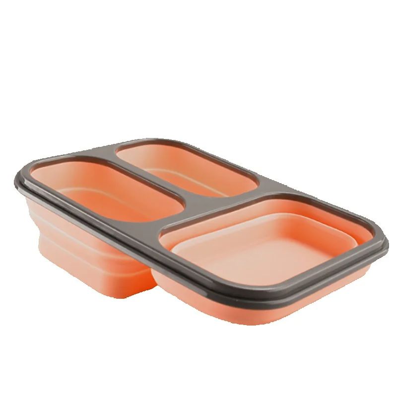 1100ml Foldable Silicone Lunch - Meal Prep Kits 评论和价格
