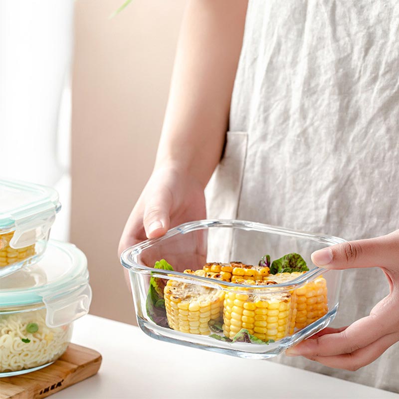 High Borosilicate Glass Lunch  - Meal Prep Kits 评论和价格