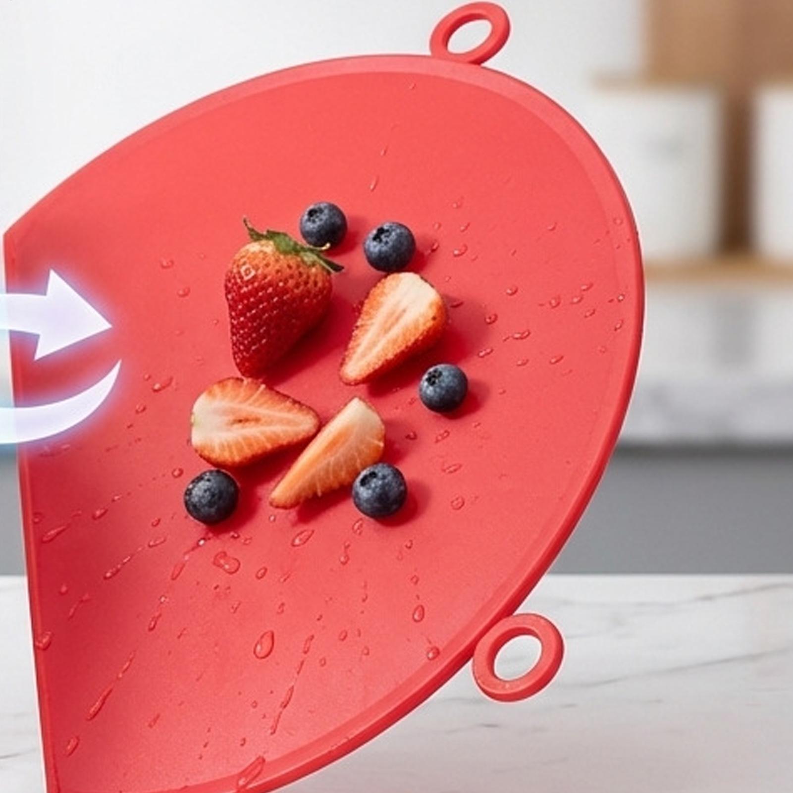 Silicone Cutting Board With Dr - Food Prep Mat 评论和价格